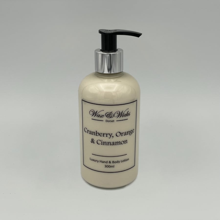 Cranberry, Orange & Cinnamon Hand & Body Lotion